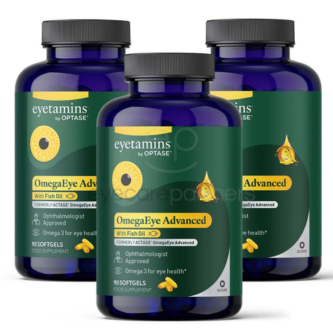 Eyetamins OmegaEye Advanced  Capsules (Formerly Actase OmegaEye Advanced) - Triple Pack
