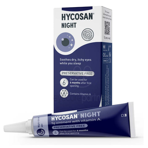 Hycosan Night Dry Eye Ointment - Overnight Treatment