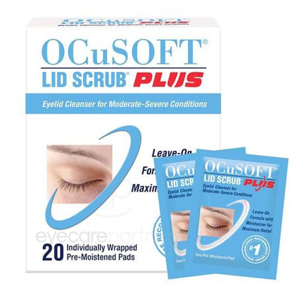 Ocusoft Plus Lid Scrub Wipes - 20 Wipes