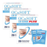 Ocusoft Plus Lid Scrub Wipes - 20 Wipes