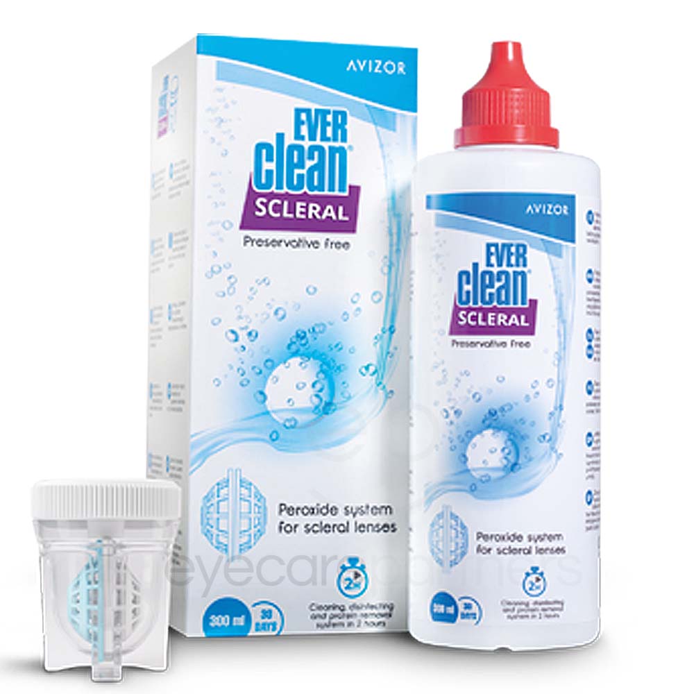 Home / Ever Clean Scleral Contact Lens Daily Disinfection - 300 ml - 30 ...