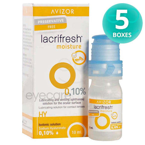 Lacrifresh Moisture 0.10% 10 ml Drops - Preservative free