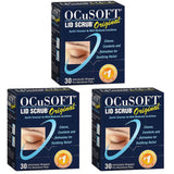 Ocusoft Original Lid Scrub Wipes Triple Pack