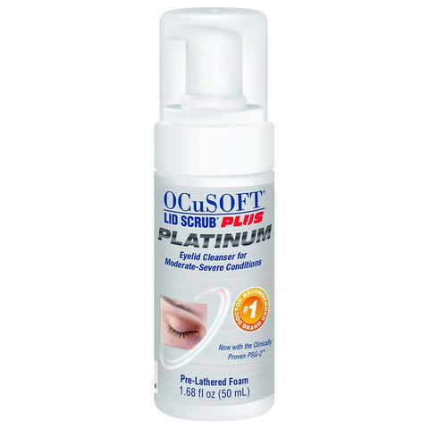 Ocusoft Website Ocusoft Plus Platinum Foam Lid Scrub