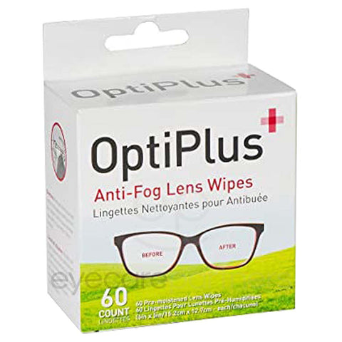 Anti-Fog Lens Wipes OptiPlus 60 Wipe Pack