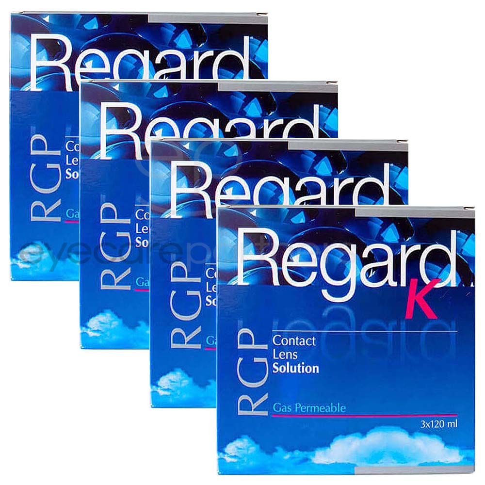 Regard K RGP Contact Lens Solution 90 Day 3 x 120ml
