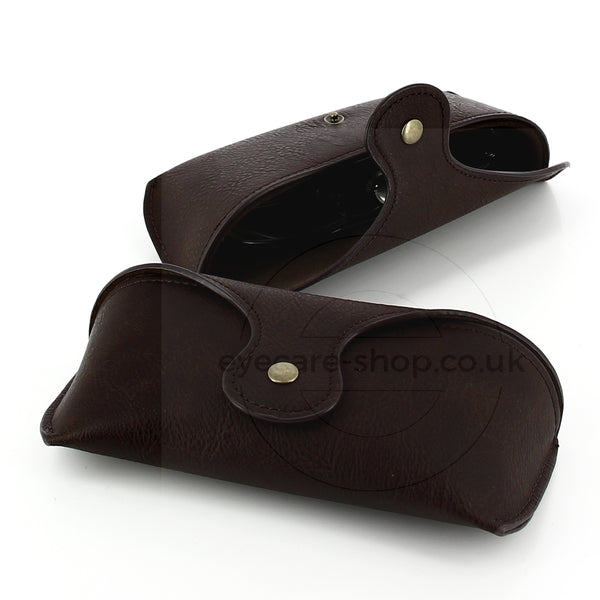 Brown Sunglass or Glasses Pouch Style Case
