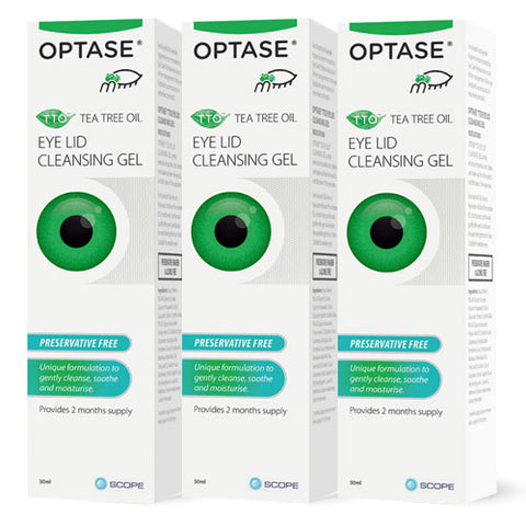 OPTASE TTO Tea Tree Oil Eye Lid Cleansing Gel